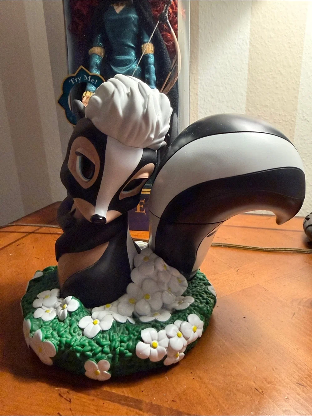 Disney Black & White Skunk Decorative Pet Figurine